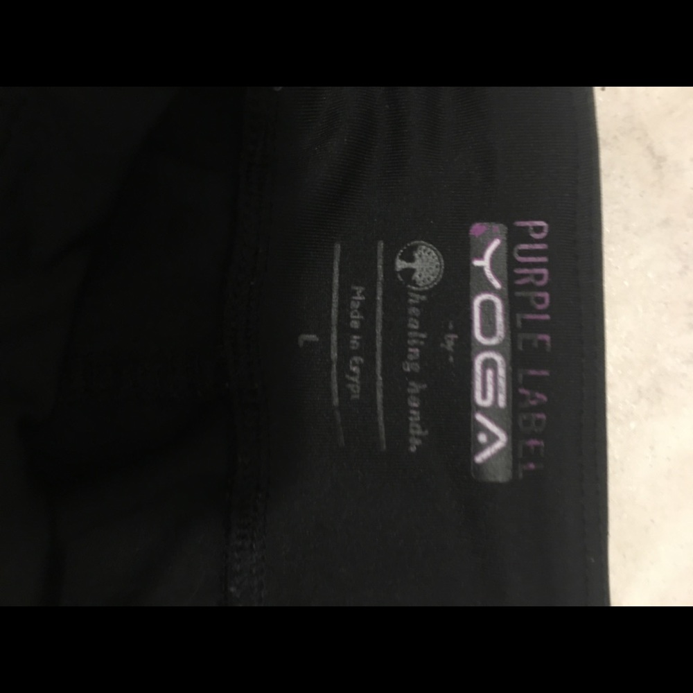 Purple label black scrubs size large